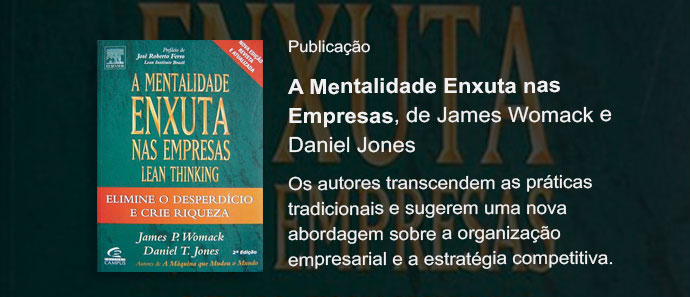 Versão em Portugues do livro "A Mentalidade Enxuta nas Empresas"