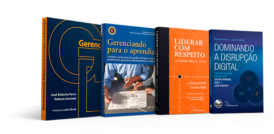 Imagem com livros que compõe o material do PPFL