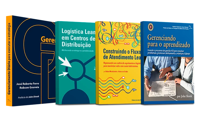 Imagem com livros que compõe o material do PPFL