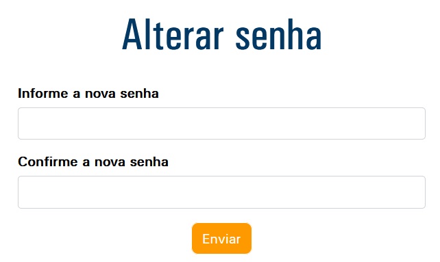 Alterar senha