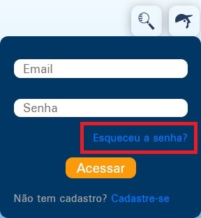 Esqueceu a senha?